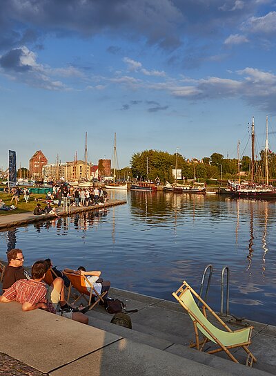 Chillen nach Feierabend in Waren an der Müritz